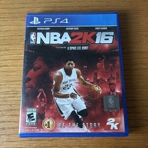 SONY NBA 2K16 PS4 Playstation 4 Anthony Davis Cover 2K Spike Lee 2016 complete